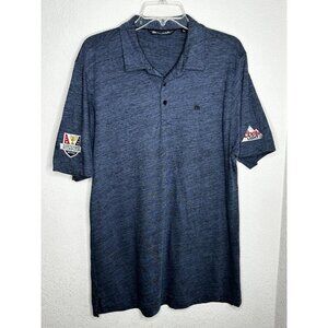 Travis Mathew Polo Shirt Mens Large Blue Northwest Ryder Cup Coors Light Golf